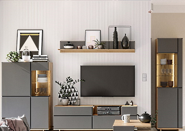 רהיטים מזנון טלוויזיה לסלון בסגנון אורבני מודרני URBANO